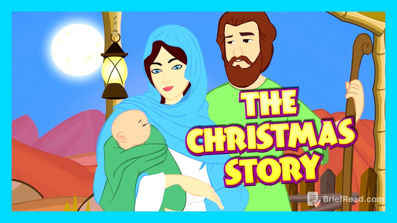 The Christmas Story - Birth Of JESUS CHRIST | Bible Story For Children | Bedtime Stories For Kids