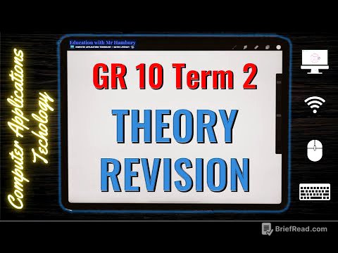 Theory Revision - CAT Term 2 - Grade 10