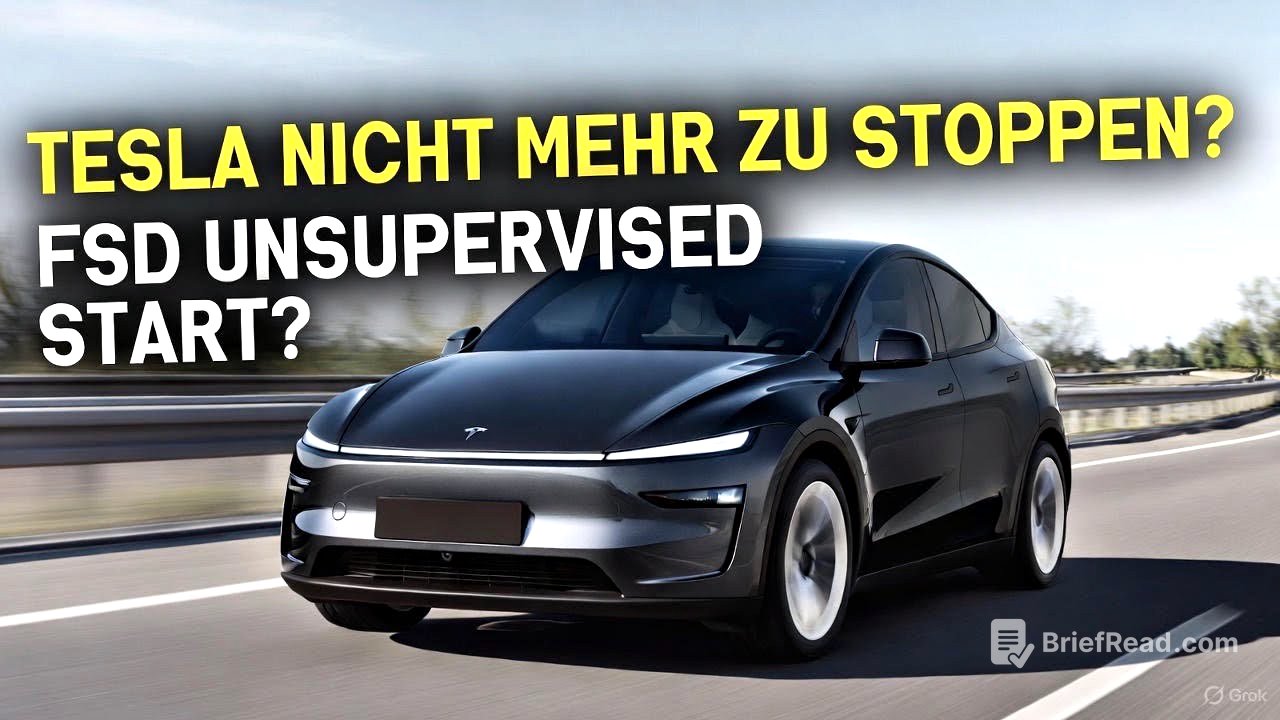 Tesla nicht mehr aufzuhalten? FSD Unsupervised kurz vor Start! 