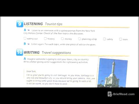 Unit 5- Listening; Listening: Tourist Tips