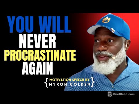 MYRON GOLDEN : How To TRICK Your Brain To Take Action & Never Procrastinate MYRON GOLDEN
