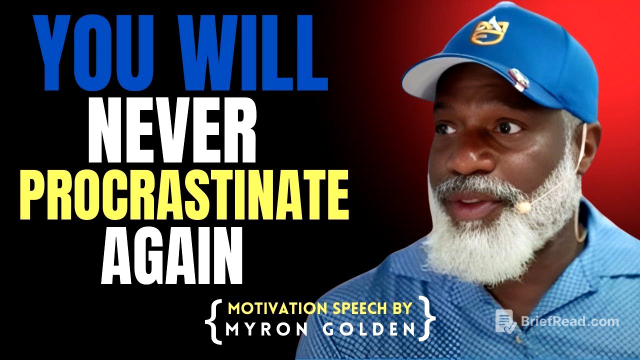 MYRON GOLDEN : How To TRICK Your Brain To Take Action & Never Procrastinate MYRON GOLDEN