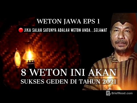 8 weton ini akan sukses geden di tahun 2021 - WJS eps 1