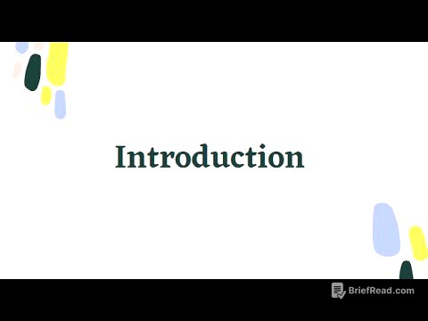 Vidéo 1 - Introduction