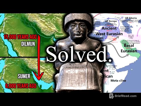 It all lines up perfectly....(Dilmun, Basal Eurasian, Flood, Sumerians)