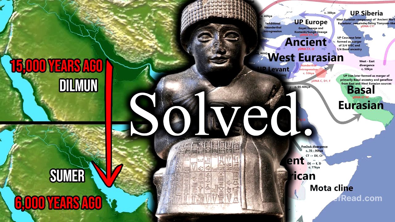 It all lines up perfectly....(Dilmun, Basal Eurasian, Flood, Sumerians)