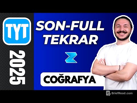 Tyt coğrafya full tekrar tek video 📕 ZEDUVA COĞRAFYA 2025