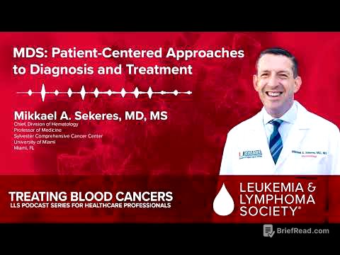 MDS: Patient-Centered Diagnosis and Treatment