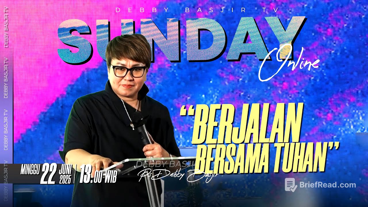 MEZBAH DOA "BERJALAN BERSAMA TUHAN" - 22 JUNI 2025 | pk 20.00 WIB - PS DEBBY BASJIR