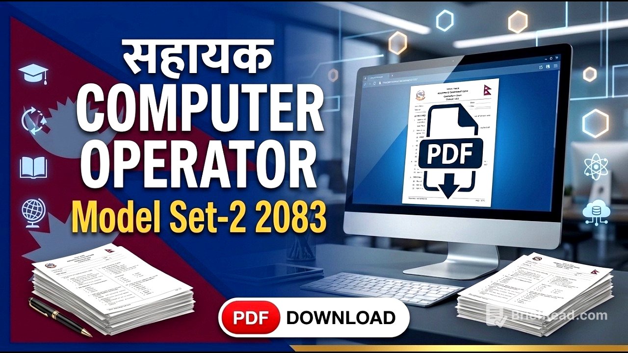 सहायक Computer Operator Model Set-2 2083 | Assistant Computer Operator Model Paper-2