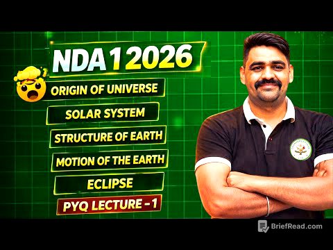 NDA 1 2026 Geography | Geography PYQs (2012-2025) | Origin of Universe to Eclipse |  Imp Questions