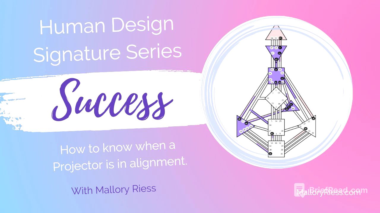 Success - the Projector's Signature that they are living in alignment. #humandesignprojector