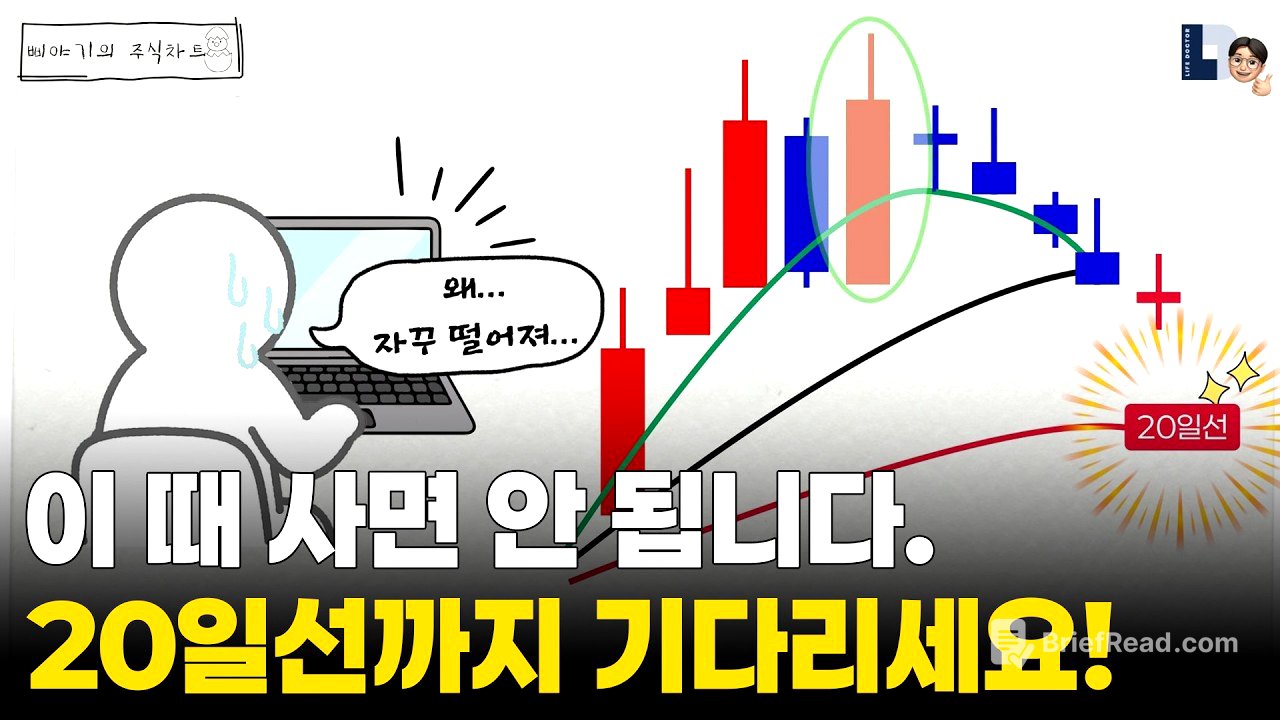 주식 초보들이 항상 물리는 이유 | 20일선 기다리면 답이 나옵니다.