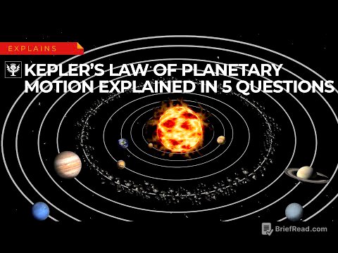 Explained In 5 Questions: Kepler's Law of Planetary Motion | Encyclopaedia Britannica