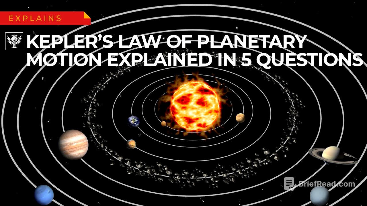 Explained In 5 Questions: Kepler's Law of Planetary Motion | Encyclopaedia Britannica