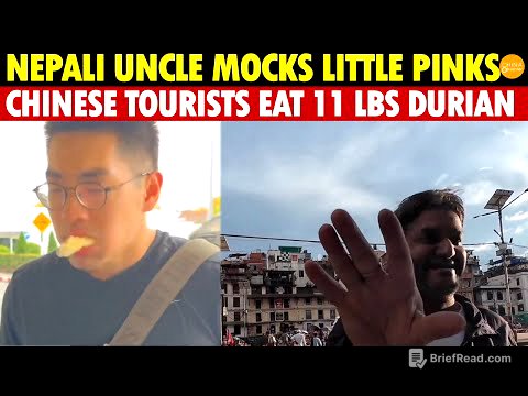 Nepali Uncle Mocks China’s “Little Pinks,” Chinese Tourists Devour 11 Lbs of Durian Before Boarding