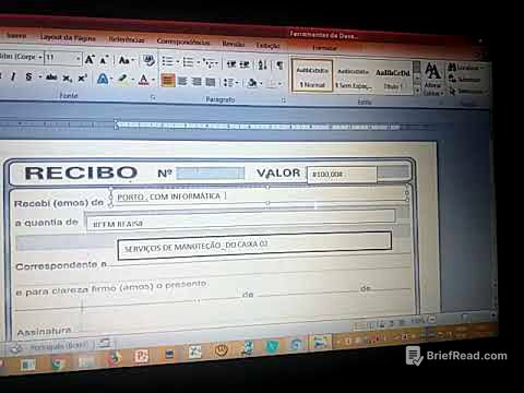 como preencher um recibo