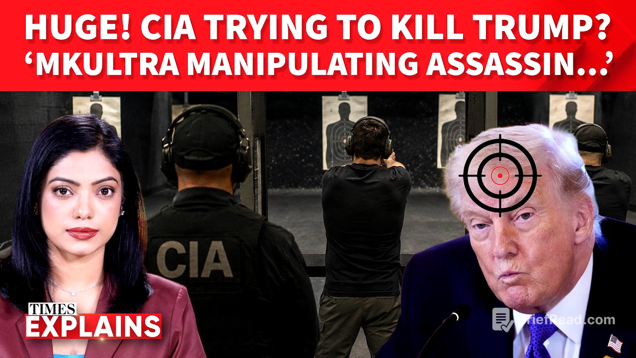 CIA Fails To Bury 'KILL TRUMP, KIRK' Files? Shock 'Expose' After US House Hearing | Times Explains