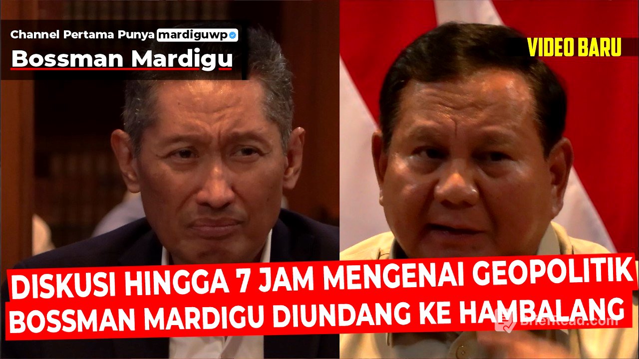 BOSSMAN MARDIGU BERTANYA LANGSUNG KE PAK PRABOWO DI HAMBALANG !!! BOP, IRAN ISRAEL - Mardigu Wowiek