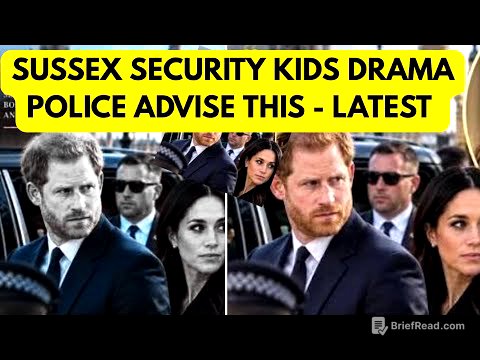 SUSSEX SECURITY DRAMA - POLICE NOW ADVISE THIS TO “PRIVATE CITS” #royal #meghanmarkle #news 