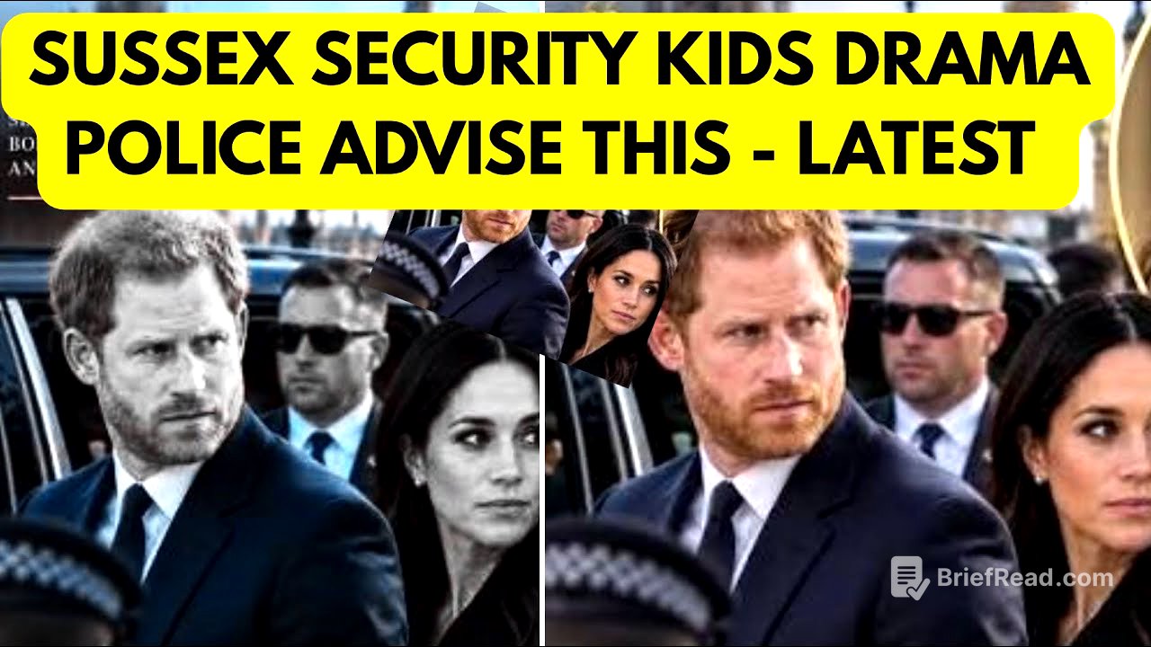 SUSSEX SECURITY DRAMA - POLICE NOW ADVISE THIS TO “PRIVATE CITS” #royal #meghanmarkle #news 