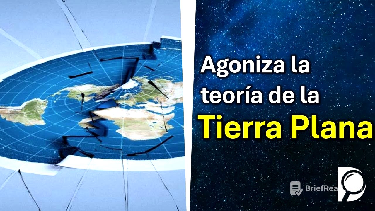 AGONIZA la teoría de la TIERRA PLANA