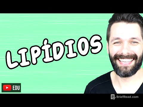 LIPÍDIOS - COMPOSTOS ORGÂNICOS - BIOQUÍMICA | Biologia com Samuel Cunha