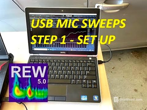 REW - Car Audio Tuning - USB Mic Sweeps - Step 1 - Set Up