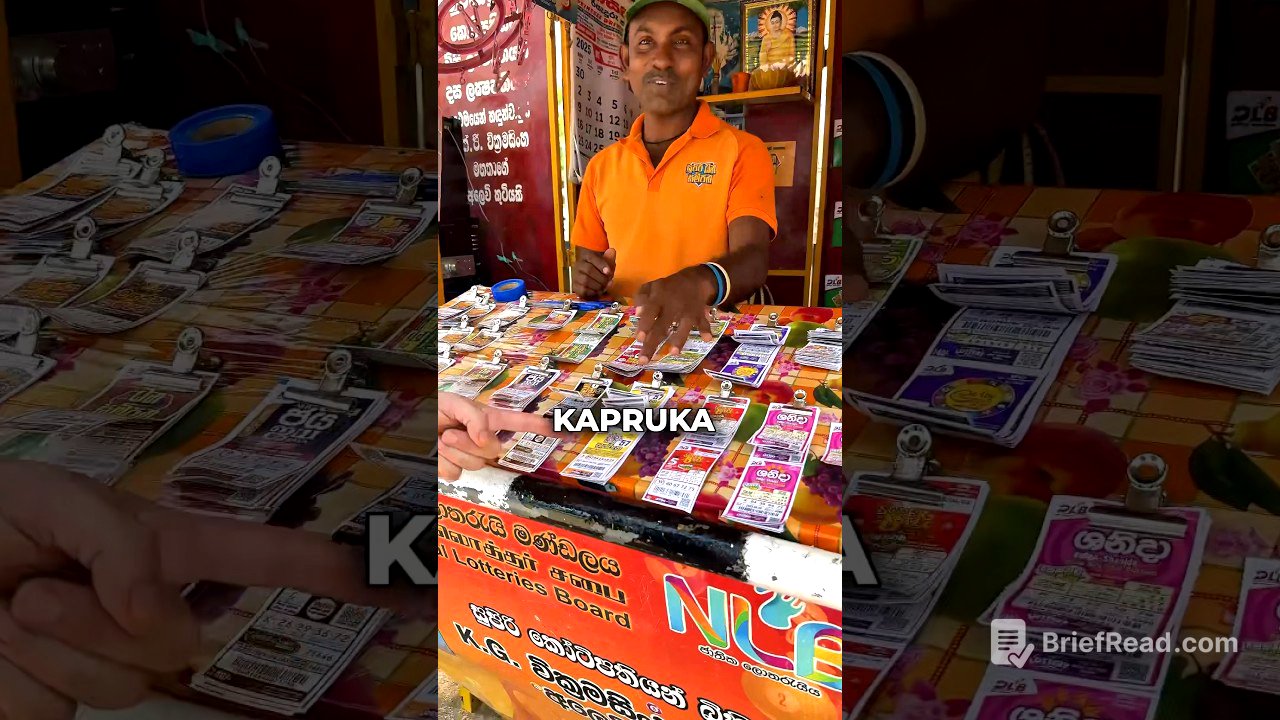 Sri Lanka’s Lottery Culture: Fun for Just 40 Rupees!