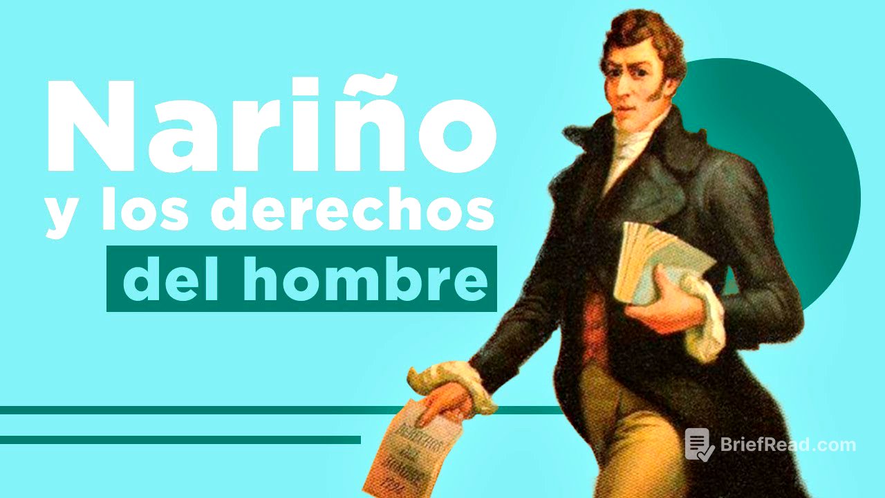 La historia de Antonio Nariño y los derechos del hombre