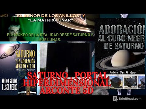 NOS APRISIONAN DESDE SATURNO Y LA MATRIX LUNAR