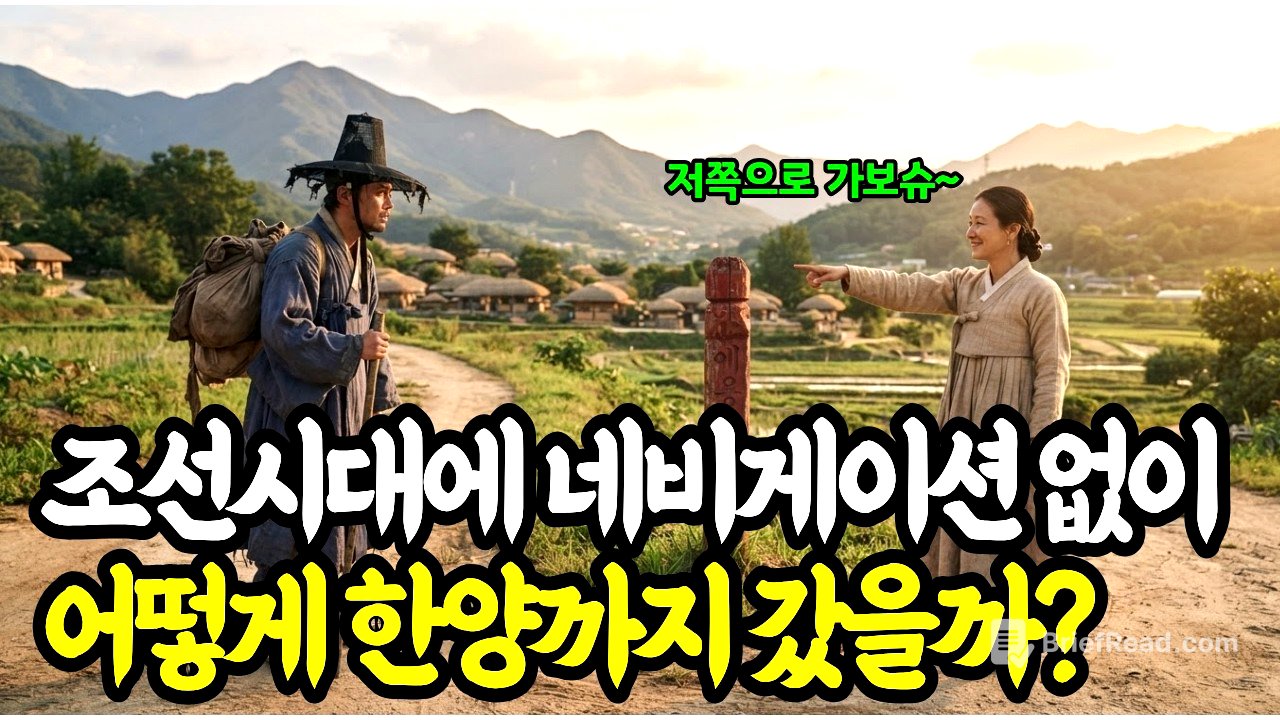 조선시대엔 네비게이션도 없이 어떻게 한양까지 갔을까?|김정호|대동여지도|한국사