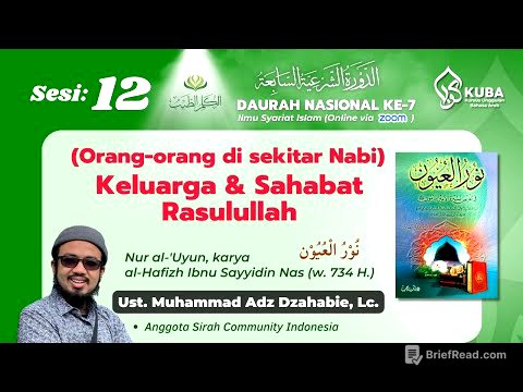 Sesi 12 : Orang orang di Sekitar Nabi (Keluarga & Sahabat)