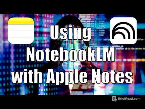 How to use NotebookLM with Apple Notes
