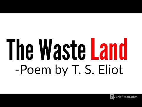 The Waste Land: Poem by T. S. Eliot in Hindi "The Burial of the Dead"