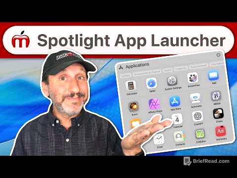 How To Use the New Spotlight Applications Launcher