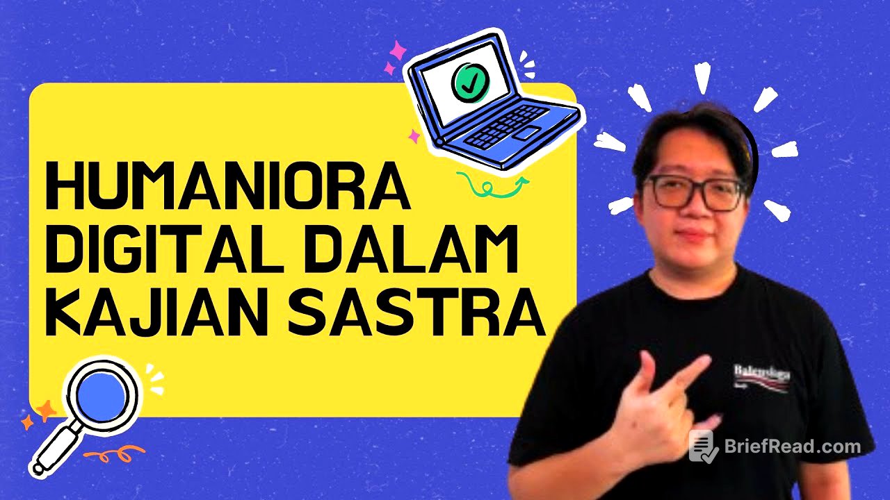 Martin Suryajaya: Pendekatan Humaniora Digital Untuk Kajian Sastra Part 1