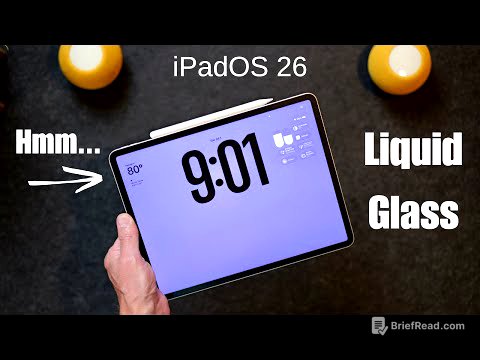 iPadOS 26 - Liquid Glass?