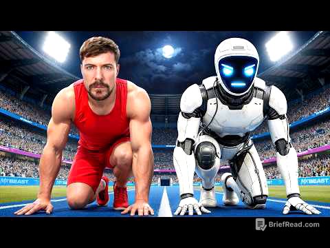 World's Fastest Man Vs Robot!