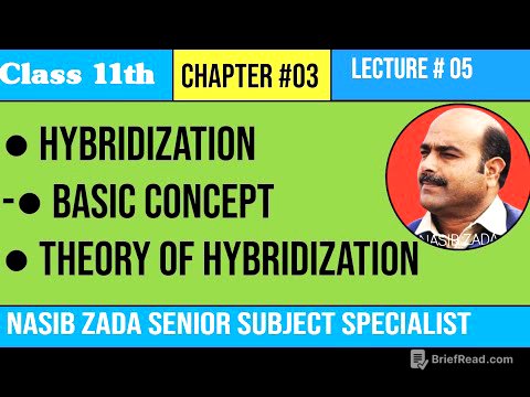 HYBRIDIZATION /BASIC CONCEPT/ THEORY/ TETRAVALENT NATURE OF CARBON ATOM ⚛@NASIBZADASSS