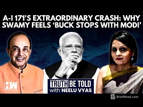 Air India Plane Crash: Subramanian Swamy Calls It Extraordinary, Says Modi Should Stay Out Of Probe