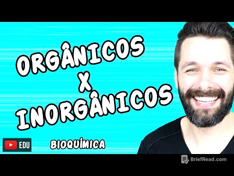 COMPOSTOS ORGÂNICOS E INORGÂNICOS - Diferenças - Bioquímica | Biologia com Samuel Cunha