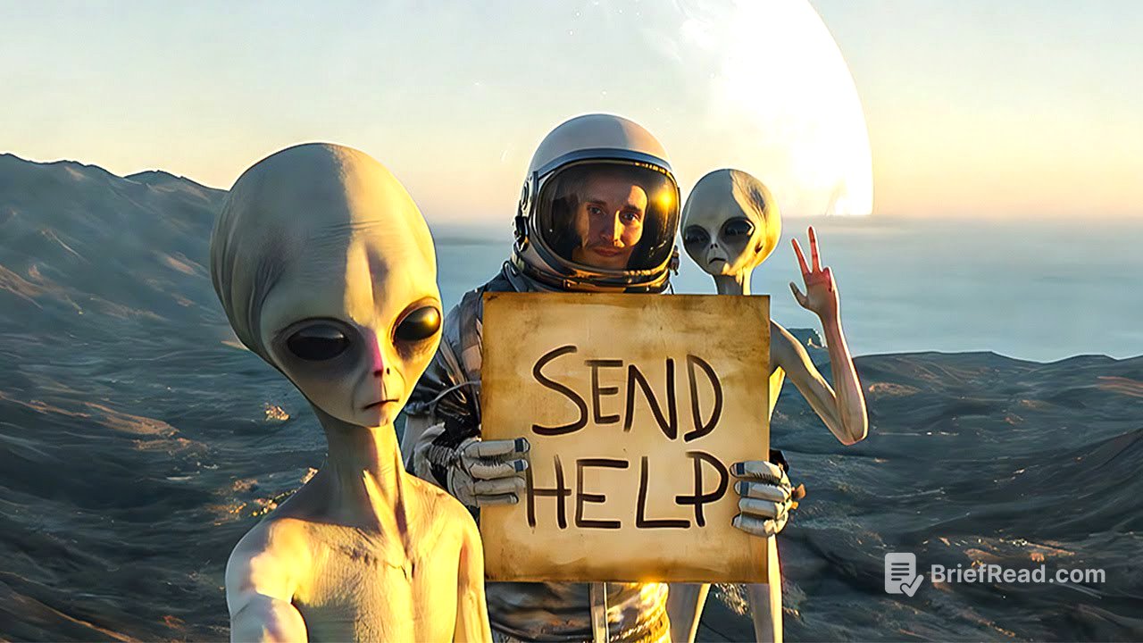 Astronaut gets captured by 300 aliens that have been living on the moon for 1000 years by themselves