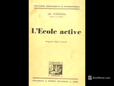 ADOLPHE FERRIERE, IL PEDAGOGISTA CHE NON PERSE MAI LA SPERANZA NELLA FUNZIONE  DELL'EDUCAZIONE