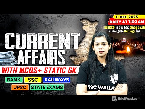 Current Affairs Today | 11 December Current Affairs 2025 | Daily Current Affairs | By Krati Mam