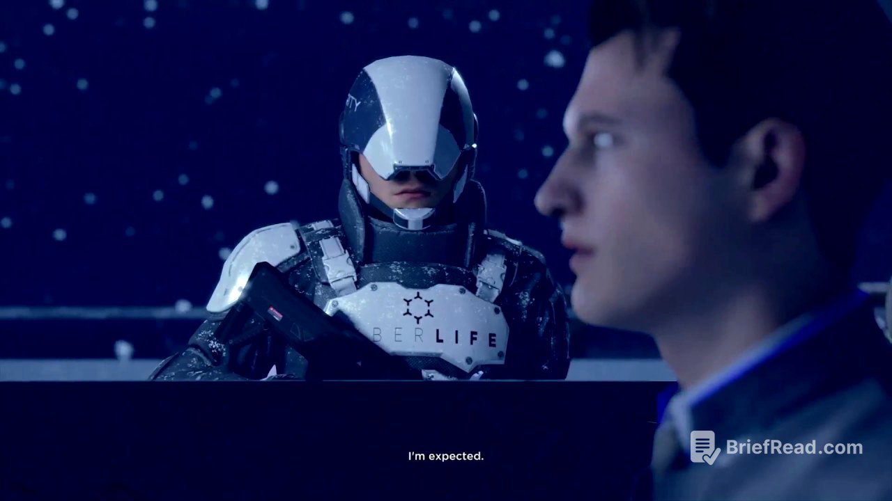 Detroit: Become Human - Connor At The Cyberlife Tower - Connor Converts Androids