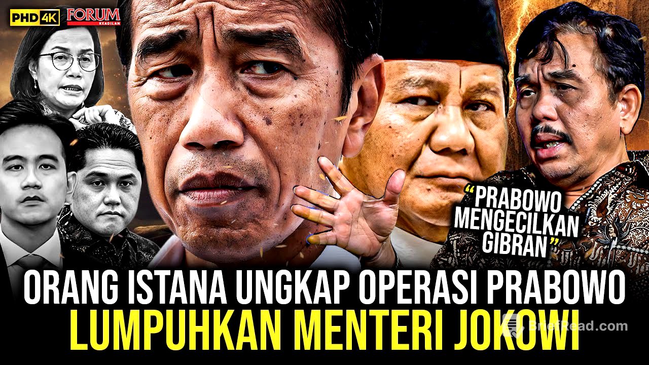 SYAHGANDA NAINGGOLAN BONGKAR CARA PRABOWO SINGKIRKAN MENTERI JOKOWI