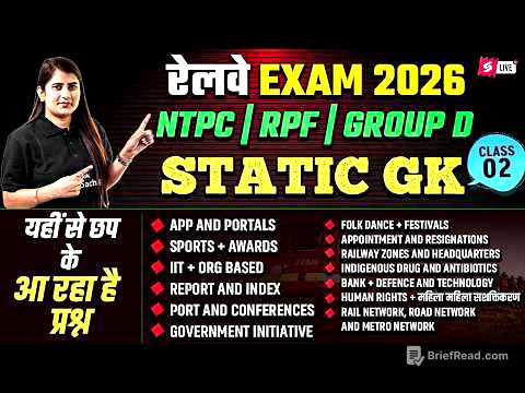 RRB  NTPC 2026 | RRB NTPC Static GK Practice Set | Graduate Level | RRB Group D Static GK Riya mam