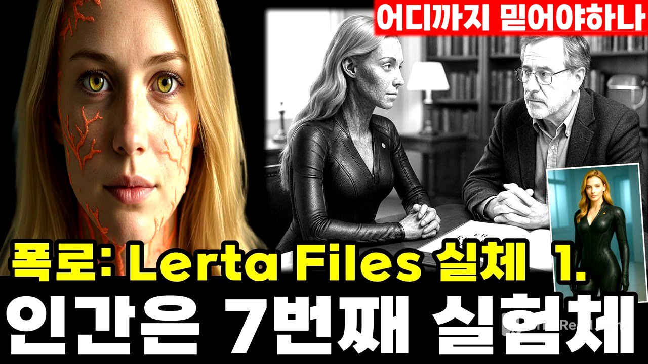 인간은 7번째 실험체이다 -- Lerta Files 실체 전격 폭로  vol. 1