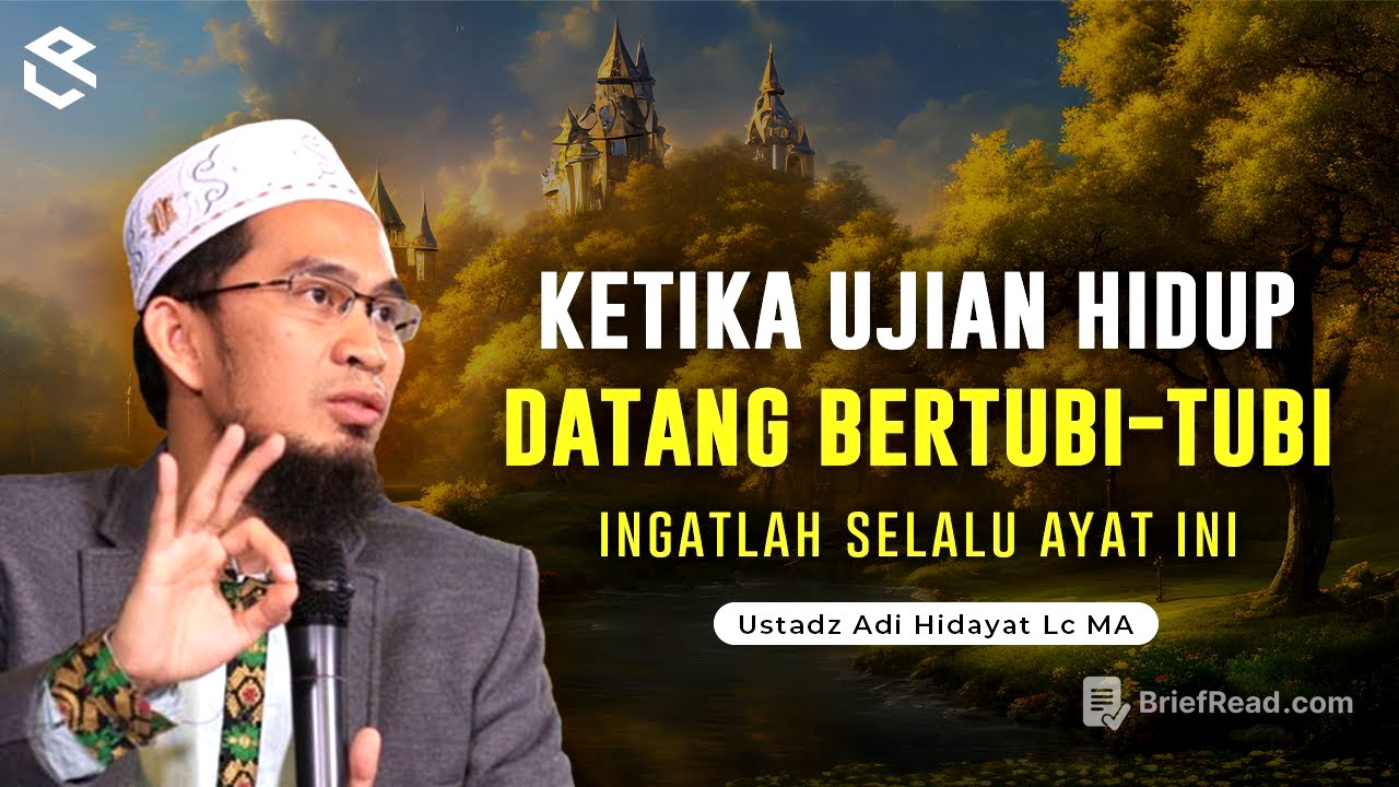 KETIKA UJIAN HIDUP TERASA BEGITU BERAT || Ustadz Adi Hidayat